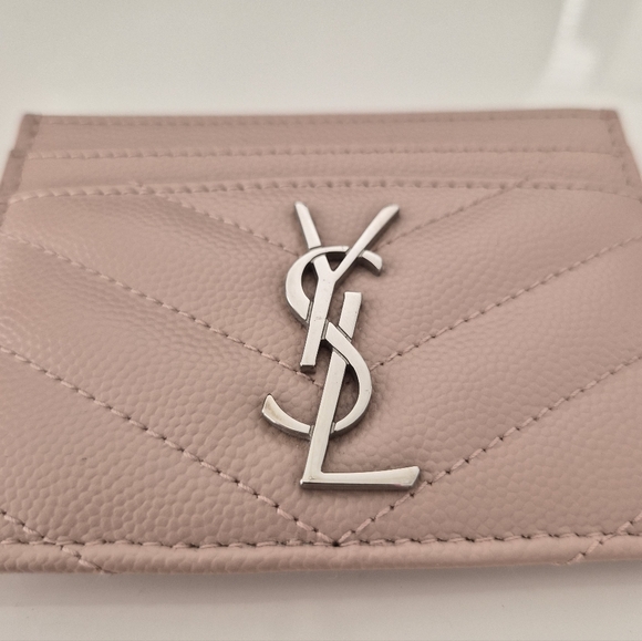 Authentic Saint Laurent YSL Card Case - Pale Blush - Used Twice - Picture 3 of 14